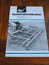 GERHARD FROST Saatbettkombination Traktor Schlepper Prospekt Brochure e