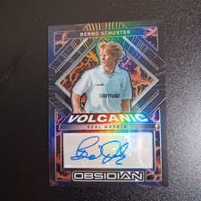 Bernd Schuster, Real Madrid, AUTOGRAPH, /199, Panini, Volcanic, 203