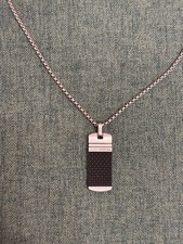 Fossil herren halskette aus - halskette,