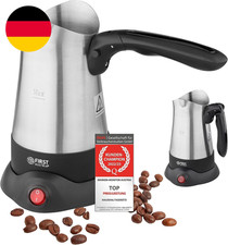 TZS First Austria Elektrischer Türkischer Kaffeekocher Mit Ausklappbarem Handgri