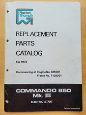 Norton Commando MK3 850 Replacement Parts Catalog