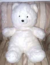 Teddybär groß weiß - ca. 60 cm - Stofftier Stoffbär Eisbär Bär Teddy Polarbär