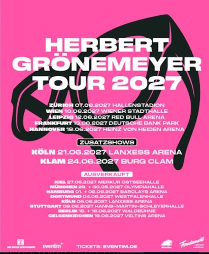 Tickets herbert grönemeyer - tickets,