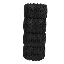4 Stücke RC Monster Truck Reifen Schwarz Gummi Kunststoff 12mm Hex RC Zubehör LW