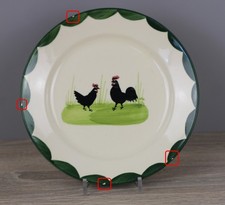 Zeller Keramik Hahn und Henne