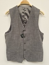 CAVALIERE HERREN ANZUGWESTE NICOLAUS in Grau meliert Gr. 52