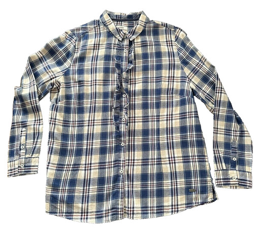 Bluse dünnes flanell karos - bluse,