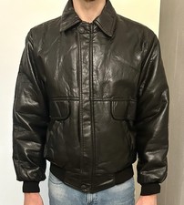 Leder- Bomberjacke “GV