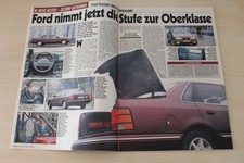 Auto Bild 04/1990 Ford Scorpio Ghia Automatik 2.9i Automatik mit 145PS im Fahrbe