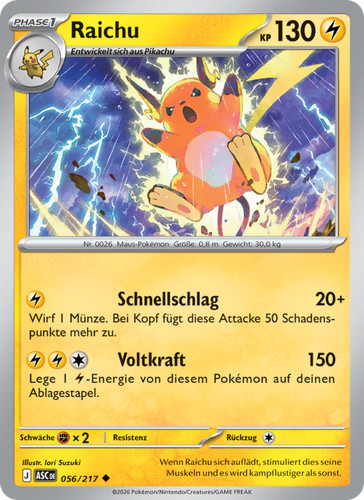 Raichu 056 ungewöhnlich - 056,