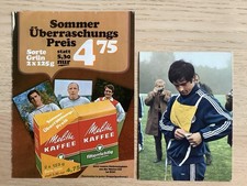 WM 1970, Gerd Müller / Bayern München Melitta Kaffee/Bergm Kein Heinerle 