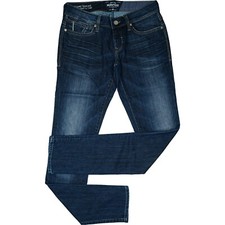 MAVI Lindy Damen Stretch Jeans Hose Low Rise Skinny Slim Leg 36 S W28 L34 Blau