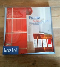 Koziol Raumteiler Frame rot transparent, 6 Stck., Originalverp. mit Verbindungen