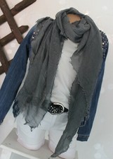 XXL  Tuch Schal  Fransen Weich Sommer Herbst Halstuch UNI  Neu 2024- 200x100