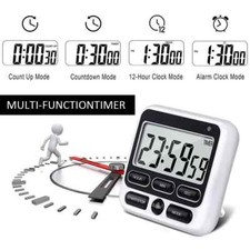 Große LCD Küche Kochen Digital Timer Countdown Up Uhr Lauter Alarm Magnetisch