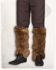 Beinstulpen Fell Rote