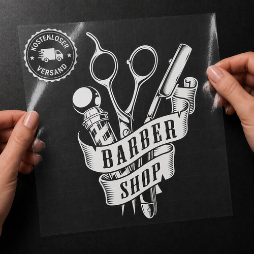 Barber shop aufkleber - aufkleber, friseur