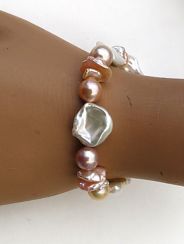 Keshi perlen armband - keshi,