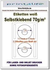 200 CD DVD Etiketten Label