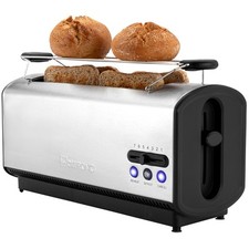 Clatronic Langschlitztoaster 4 Scheiben TA 3687,Brotröster, 4-Scheiben,1200W,NEU