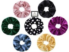 XL Scrunchie Haargummi Haarband Zopfband Zopfgummi schwarz rosa blau pink grau