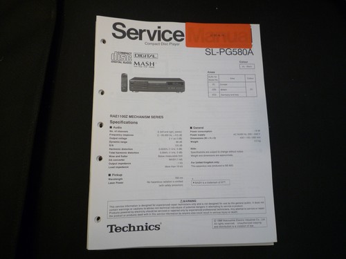Original service manual - service,