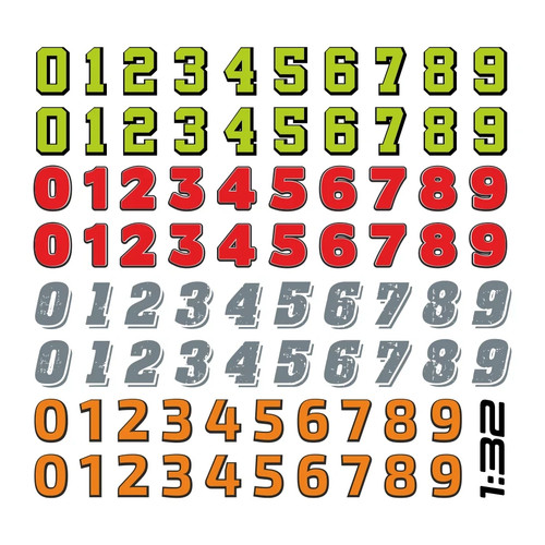 Waterslide decal 32 - decal, 1:32