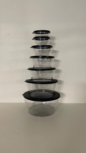 Tupperware clear collection - clear,