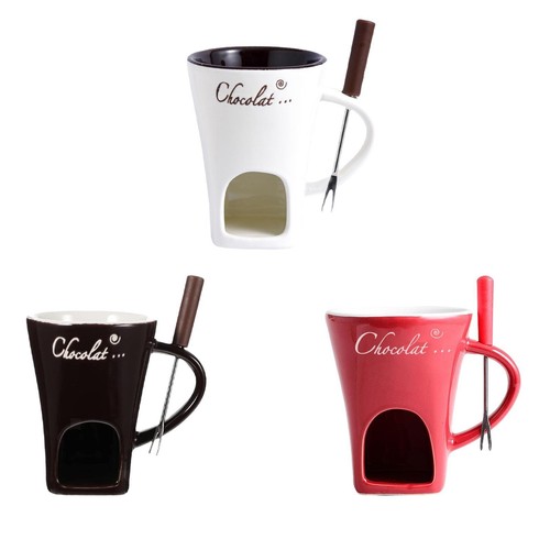 Fondue becher dessert kochen - fondue,