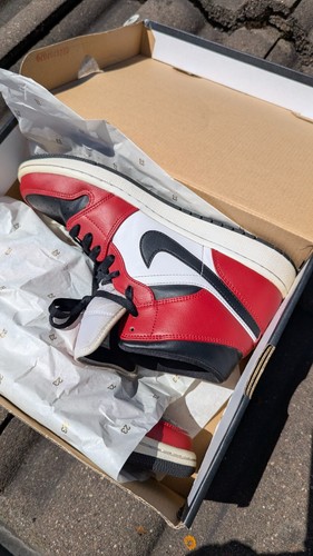 Air jordan mid black - air, red