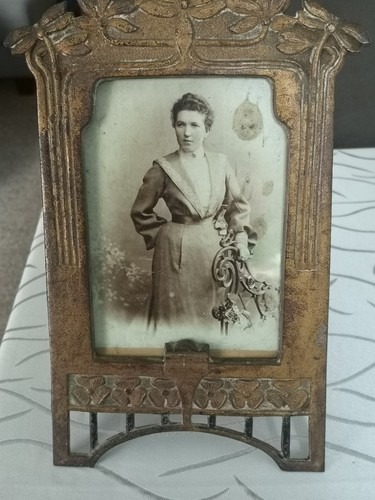 Antiker jugendstil fotorahmen - antiker,