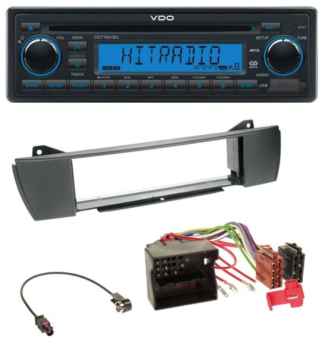 Vdo aux mp3 1din - vdo, usb