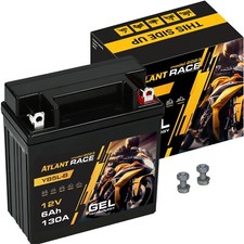 Atlant Race YB5L-B Motorrad Gel Batterie 12V 6Ah 50512 12N5.5-3B CB5L-B Roller