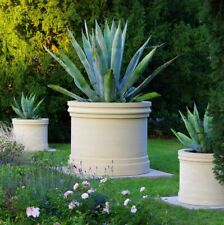 🔶 Pflanzschale Padua Sandstein 100 x 85 cm Topf Pflanztopf Steinkunst BLACKFORM