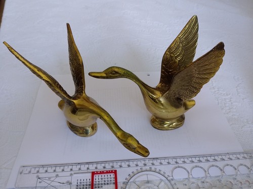 Schwäne messing paar vintage - schwäne,