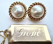 Grossé Pforzheim Ohrclips  Ohrringe ( Christian Dior ) Schmuck TOP