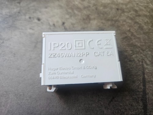 Hager zz45wan2pp rj45 cat6a - rj45,