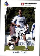 Autogrammkarte Fußballer Martin Stoll, Karlsruher SC, Autogramm - 11422204