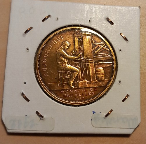 Belgische medaille jeton - belgische, medaille/jeton
