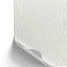 12,11€/m² Klebefolie Möbel Küche Deko Selbstklebende Folie Tapete Holzoptik weiß