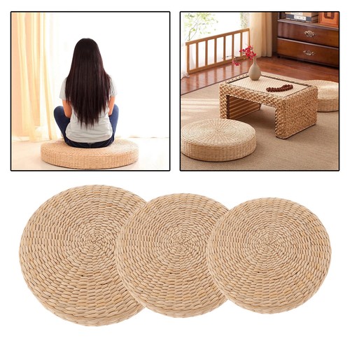 Stroh sitzkissen pouf - stroh,