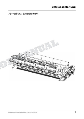 Fendt powerflow schneidwerk - fendt,
