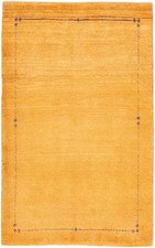 Perser Gabbeh Teppich Gold