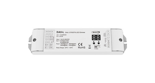 Da5 kanal dali led dimmer - 5-kanal, led-dimmer