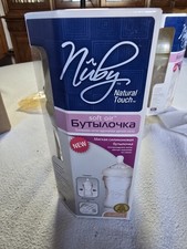 Nüby Natural Touch Schnuller Soft air Babyflasche 300ml Weiche Silikonflasche