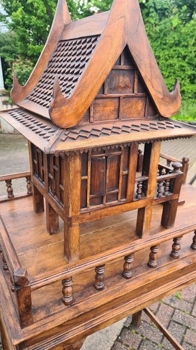 Schönes holzhaus mit - schönes,