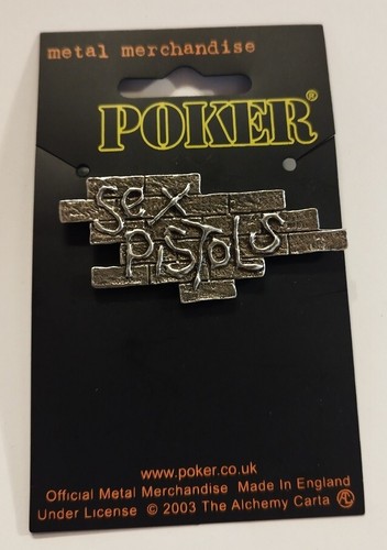Sex pistols brick wall pin - pistols,