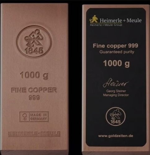Kupferbarren heimerle und - kg,