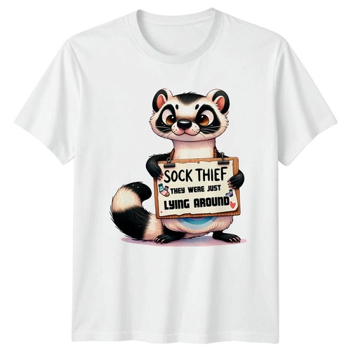 Frettchen sockendieb shirt - frettchen-sockendieb, t-shirt