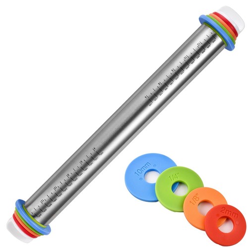 Nudelholz edelstahl teigroller - edelstahl,